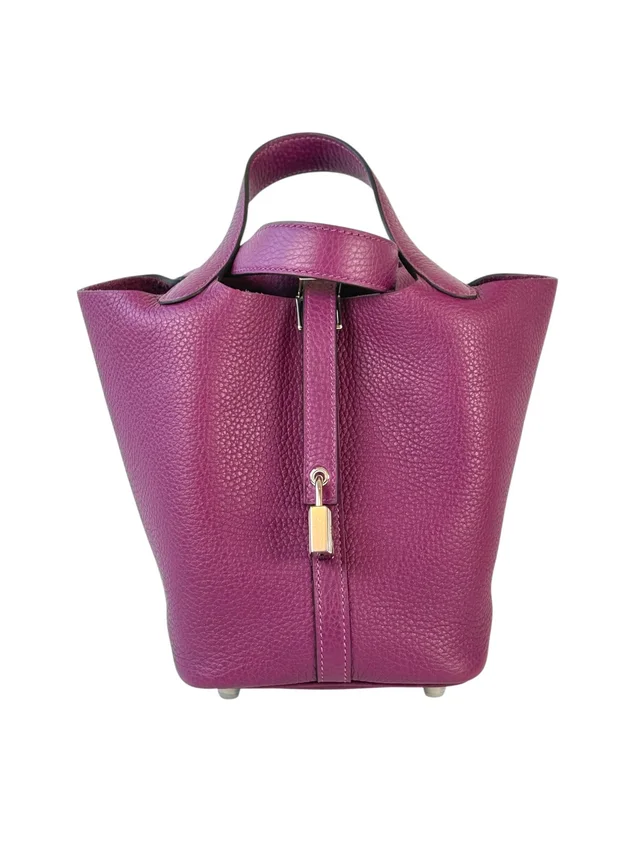 Hermès Picotin 18cm Bag in Clemence Anemone - Z Stamp in Clemence leather from Luxury Promise, photo 2 of 2
