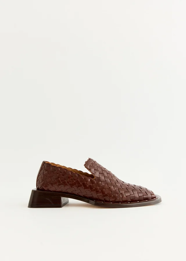Miista Skye Brown Loafers in Brown from Incu, photo 1 of 1