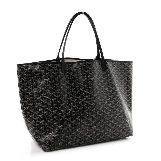 Goyard Goyardine Saint Louis GM Black in Black Coated canvas from FASHIONPHILE, photo 3 of 10