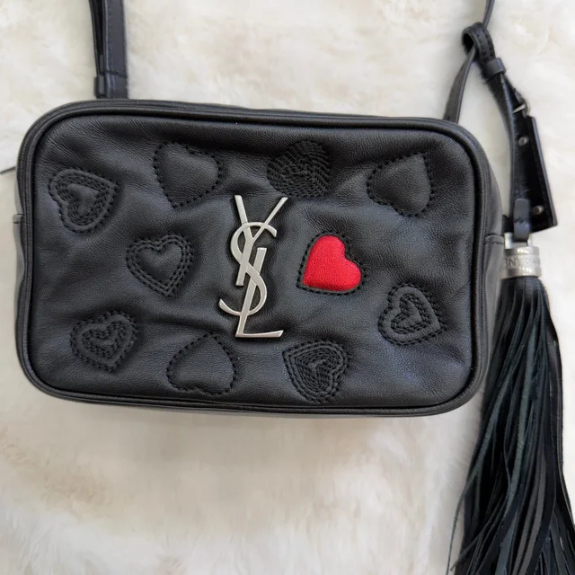 Saint Laurent Heart Lou Camera Bag in Lambskin from SparklesnDreams
