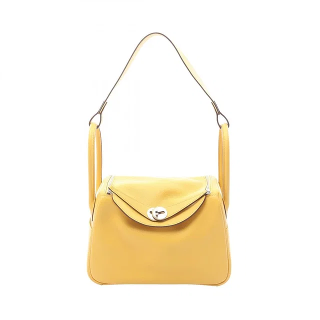 Hermès Shoulder Bag Lindy 26 Sun Leather in Leather from The Reluxe