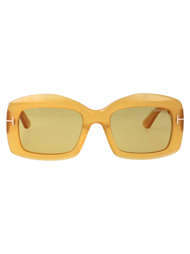 Tom Ford Ft1218 Sunglasses — Yellow Acetate in Yellow from HEWI