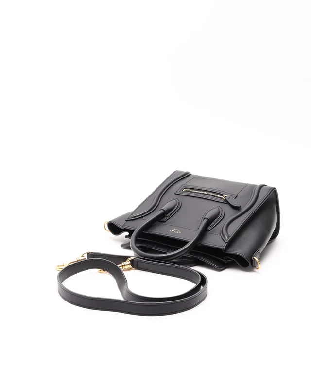 Celine Nano Luggage Bag in Leather from A Retro Tale, photo 5 of 8