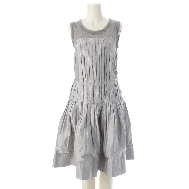 Louis Vuitton Docking Sleeveless Dress Gray 36 in Grey from The Reluxe