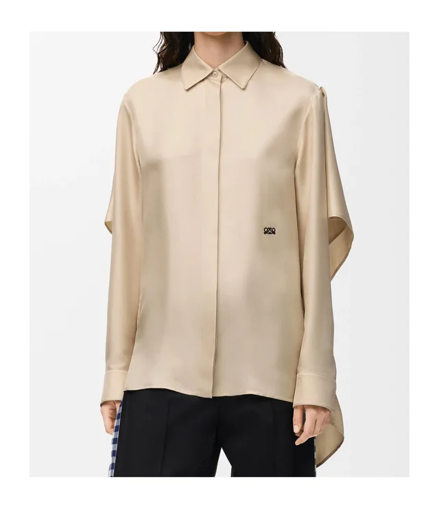 Loewe Cape shirt in silk, image 1 of 1 from SENSER