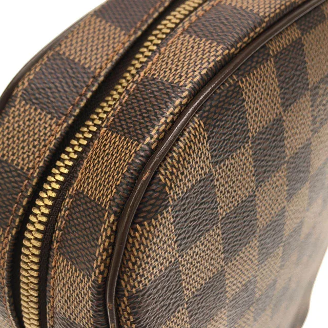 Louis Vuitton Damier Ipanema Coated Canvas Shoulder Bag in Brown Canvas from LuxUness, photo 4 of 6
