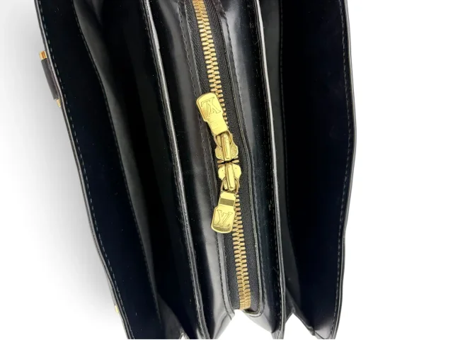 Louis Vuitton Vintage Black Epi Pont Neuf in Black Leather from Season 2 Consign, photo 9 of 10
