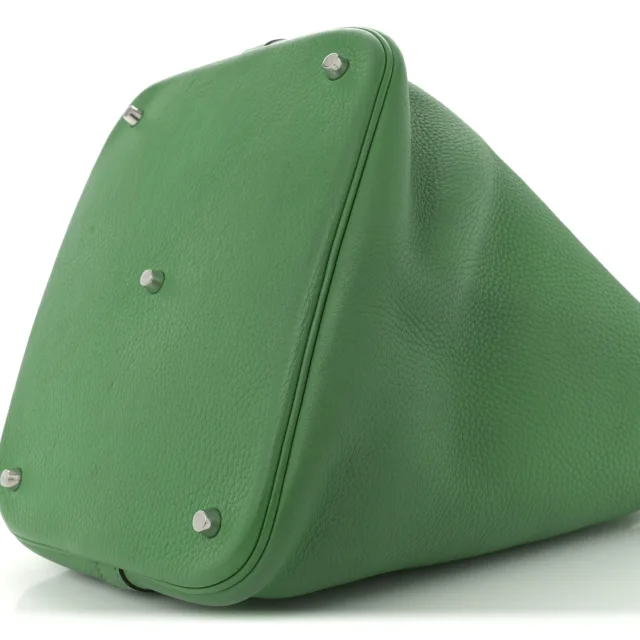 Hermès Taurillon Clemence Picotin Lock 26 GM Bamboo in Clemence leather from FASHIONPHILE, photo 10 of 10