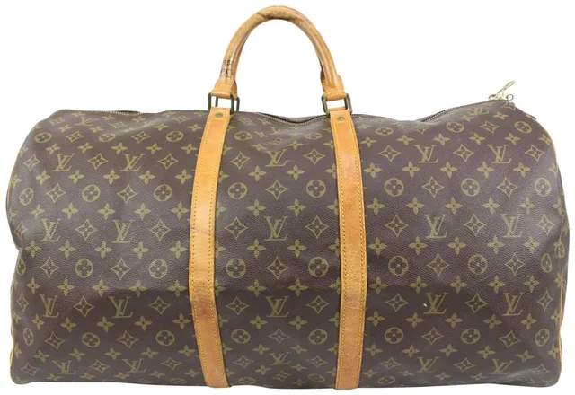 Louis Vuitton Monogram Keepall 60 Boston Duffle Travel in Canvas from Bagriculture