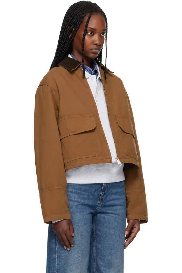 Carhartt Work In Progress Brown Prescott Jacket, photo 2 of 4 from SSENSE