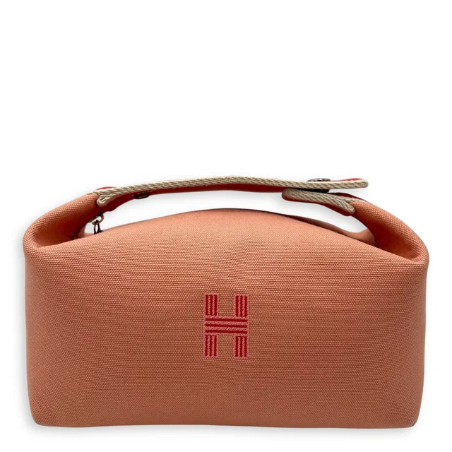Hermès Bride a Brac Orange Top Handle Bag in Orange Canvas from Luxury Promise