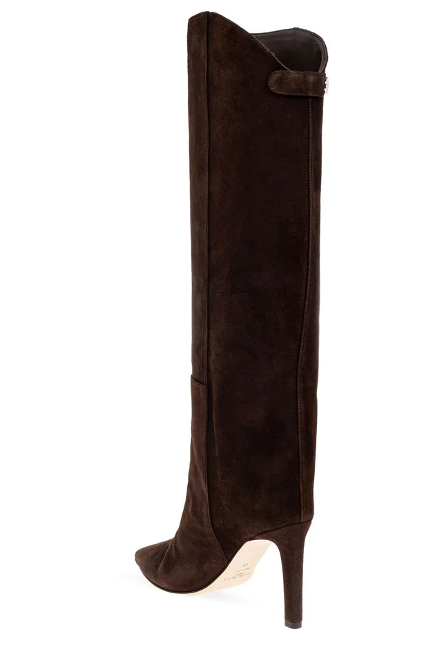 Jimmy Choo Alizze 85 Pointed-Toe Boots, photo 3 of 6 from SENSER