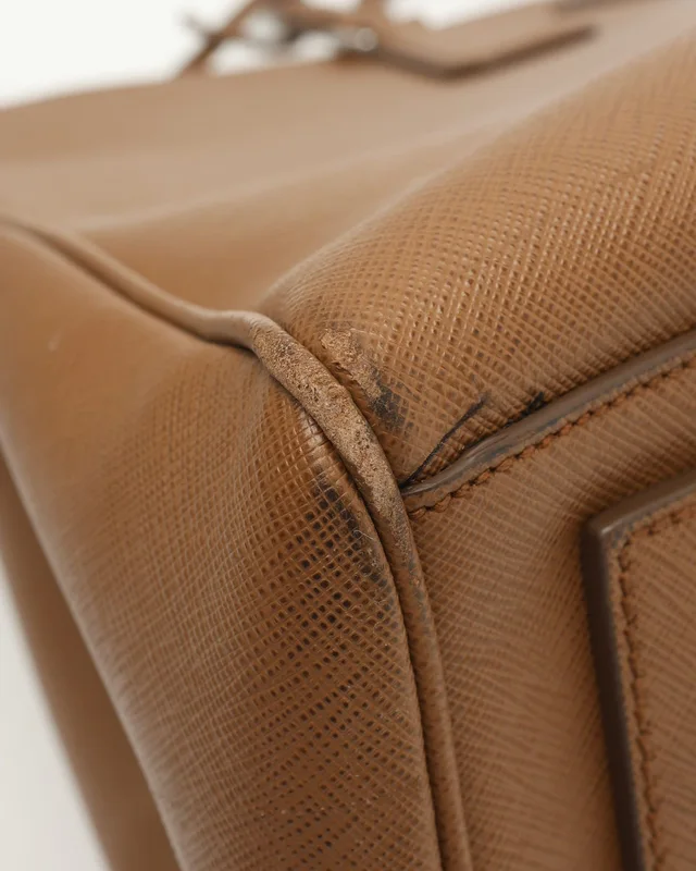 Prada Galleria Saffiano 2 Zip Travel Bag in Saffiano leather from A Retro Tale, photo 6 of 8