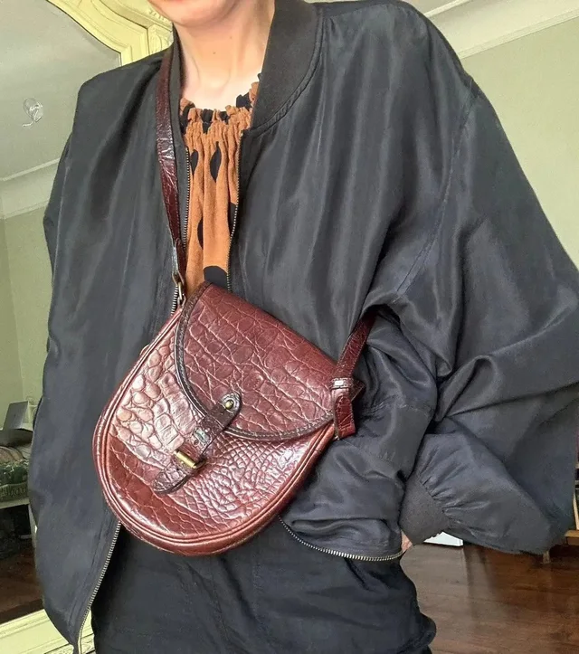 Mulberry Vintage Leather Handbag in Brown in brown|red Leather from Grailed