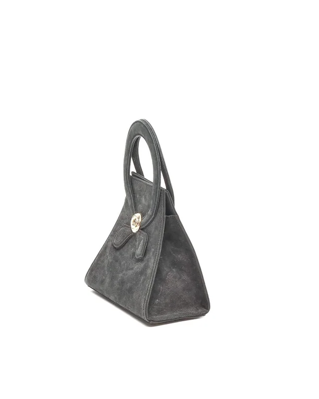 Chloé 1990s Trapeze Handbag in Suede from A Retro Tale, photo 2 of 7