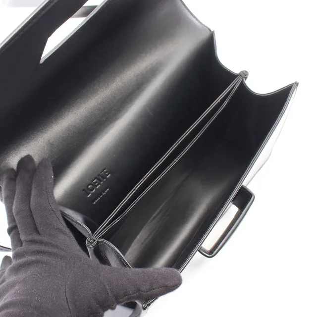 Loewe Shoulder Bag Barcelona Black Leather in Black Leather from The Reluxe, photo 2 of 2