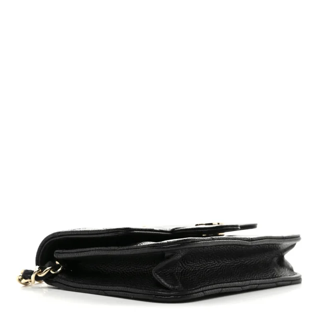 Chanel Caviar Quilted Mini Chain Belt Bag Black in Black Caviar leather from FASHIONPHILE, photo 4 of 11