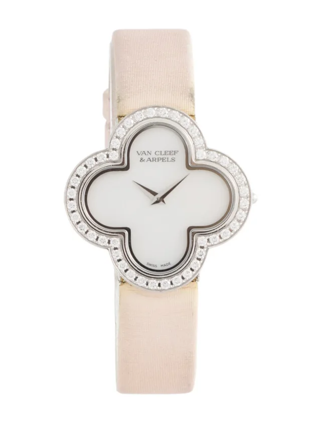 Van Cleef & Arpels Alhambra Watch in multicolor Satin from The RealReal