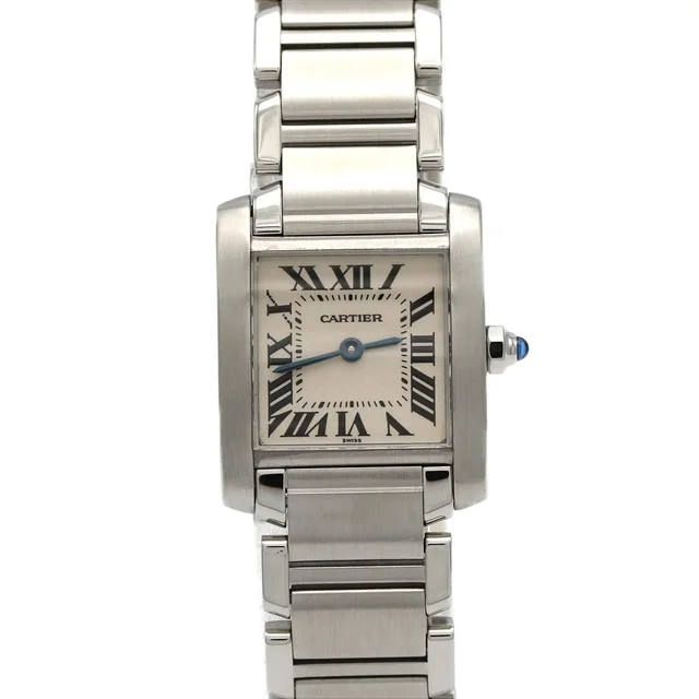 Cartier Tank Francaise SM SS Quartz Watch from The Reluxe