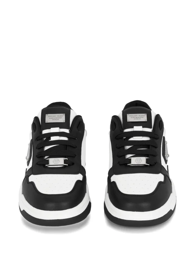 Philipp Plein Street King perforated-detail sneakers in White, photo 3 of 5 from FARFETCH
