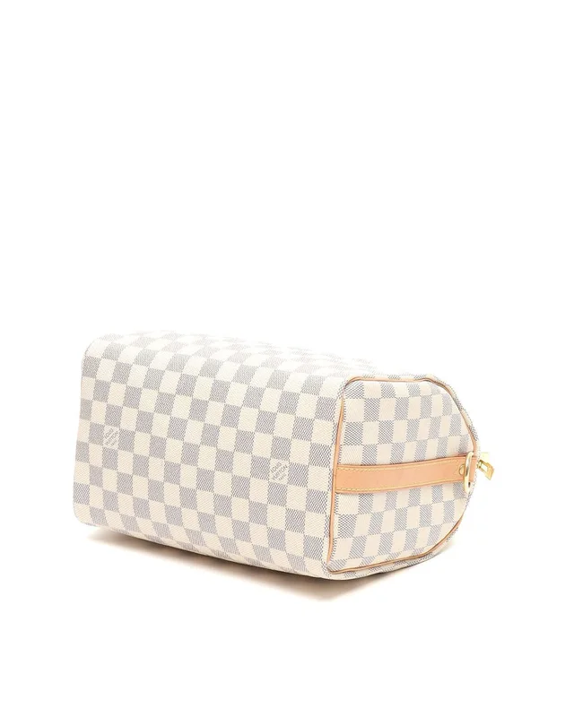 Louis Vuitton Damier Azur Speedy Bandoulière 25 Bag in Canvas from A Retro Tale, photo 4 of 8