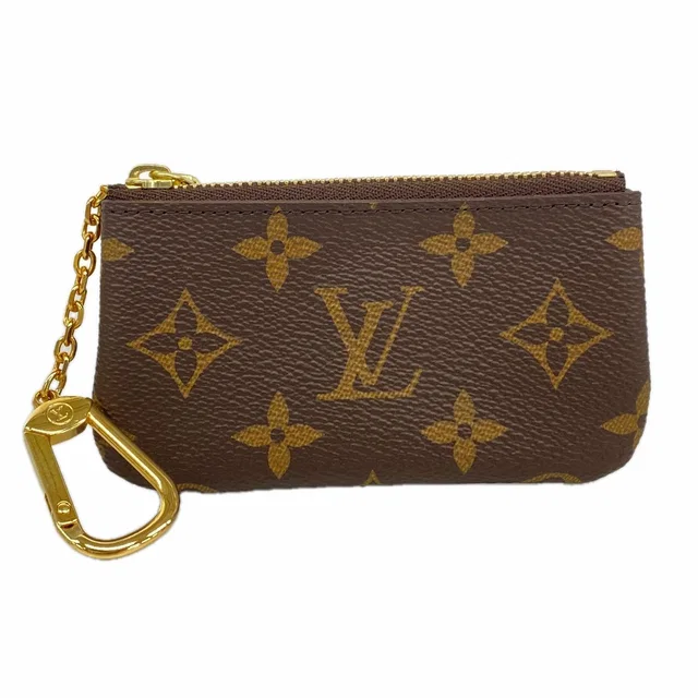 Louis Vuitton Coin Purse Monogram Pochette Cles Brown in Brown from The Reluxe