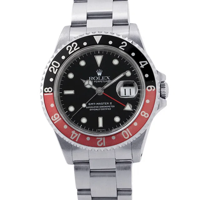 Rolex GMT MasterII W40mm Stainless Steel Black Dial16710 in Black from GALLERY RARE