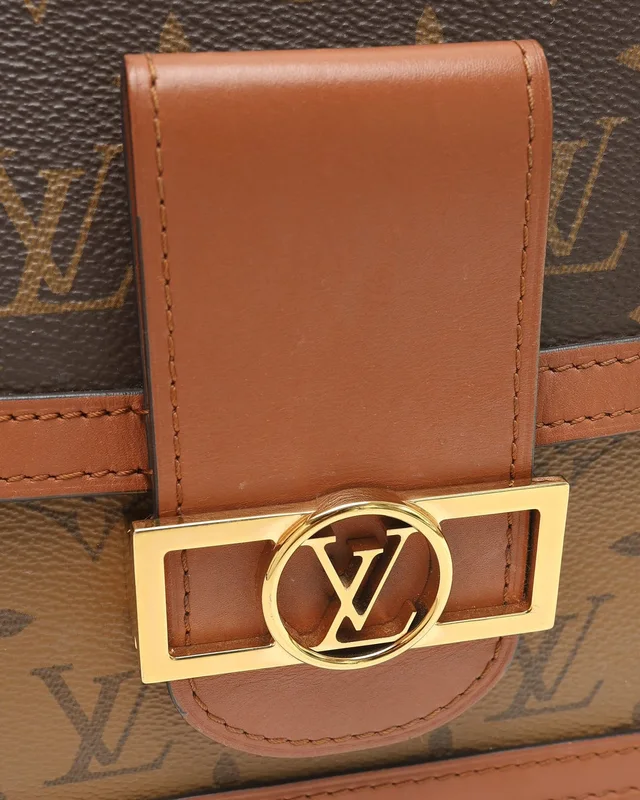 Louis Vuitton Monogram Reverse Dauphine MM Bag in Canvas from A Retro Tale, photo 6 of 13