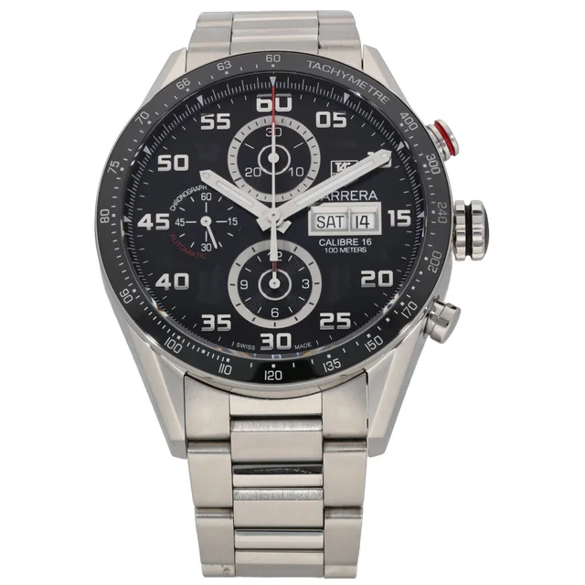 TAG Heuer Carrera CV2A1R 43mm Stainless Steel Watch from H&T