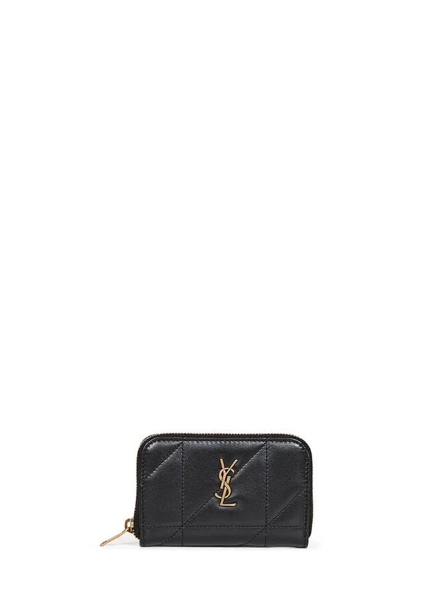 Saint Laurent Jamie Wallet — Black Lambskin & Purses in Black Lambskin from HEWI