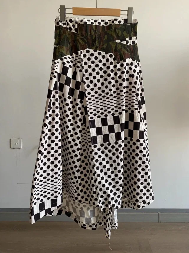 Comme des Garçons 2001ss Camouflage Deconstructed Skirt M Vintage 85new, Women's (Size 27) in multicolor from Grailed