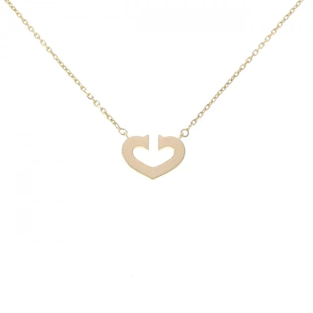 Cartier C Heart 750 Yellow Gold Necklace in Yellow from LuxUness