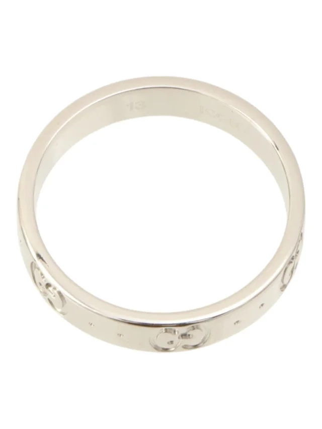 Gucci 18K Icon Ring #53 Silver in Silver from VINTAGE QOO TOKYO, photo 2 of 5
