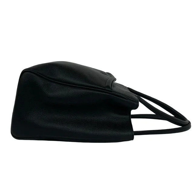 Saint Laurent Leather Handbag in Black Leather from LuxUness, photo 6 of 10