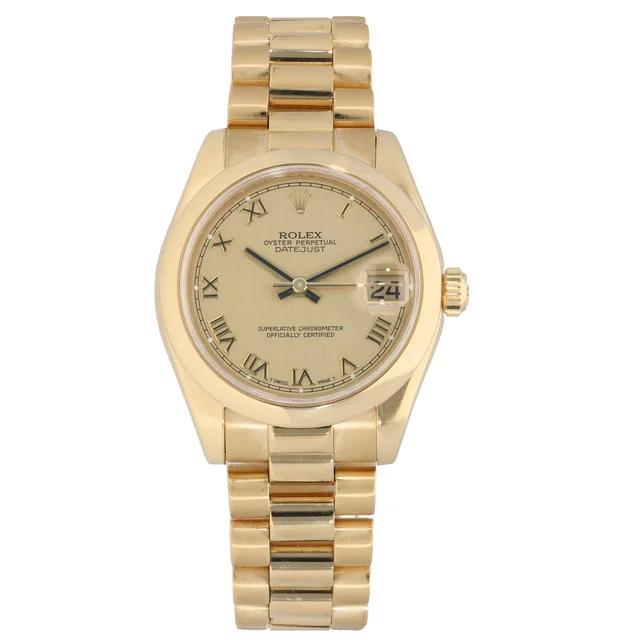 Rolex Datejust 178248 31mm Gold Watch in Gold from H&T