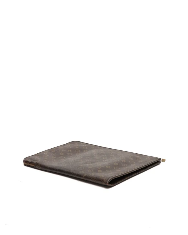 Louis Vuitton Monogram Laptop Case, 17-inch in Coated canvas from A Retro Tale, photo 5 of 12