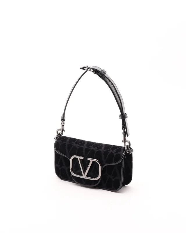 Valentino Garavani Small Locò Bag in Velvet from A Retro Tale, photo 2 of 8