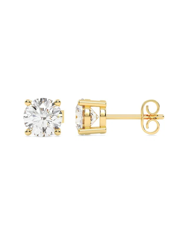 Lab Grown Diamonds 14K 4.00 ct. tw. Lab-Grown Diamond Stud Earrings in //asset2.ruecdn.com/images/sw/602051/6020512068_RLSW_whitegold.jpg, image 1 of 1 from Rue La La