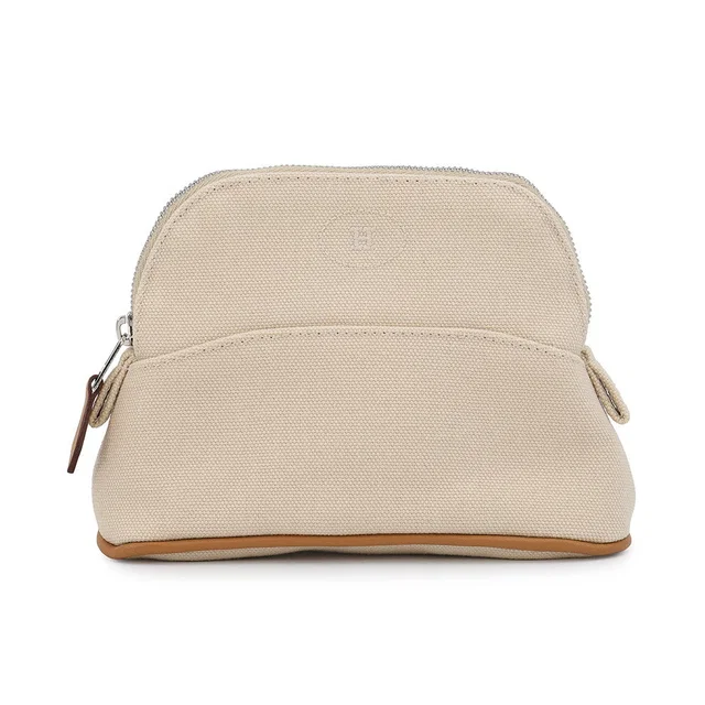 Hermès Bolide Pouch Natural Canvas Size Mini in Beige Canvas from GALLERY RARE