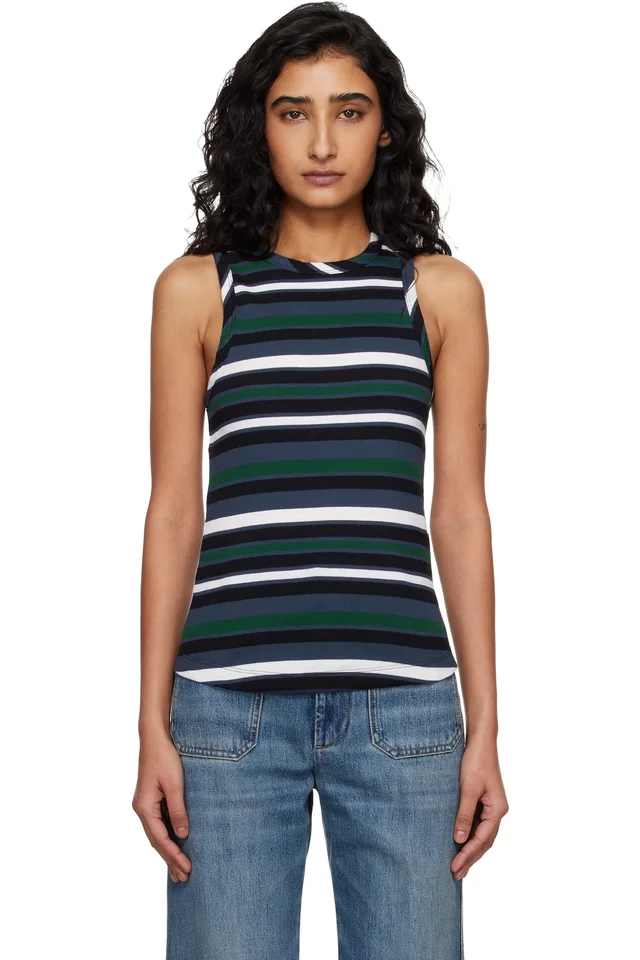 YMC Multicolor Rainshine Tank Top, image 1 of 1 from SSENSE