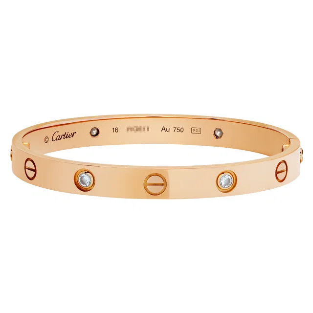 Cartier LOVE bracelet in Pink Pink Gold from Gray And Sons