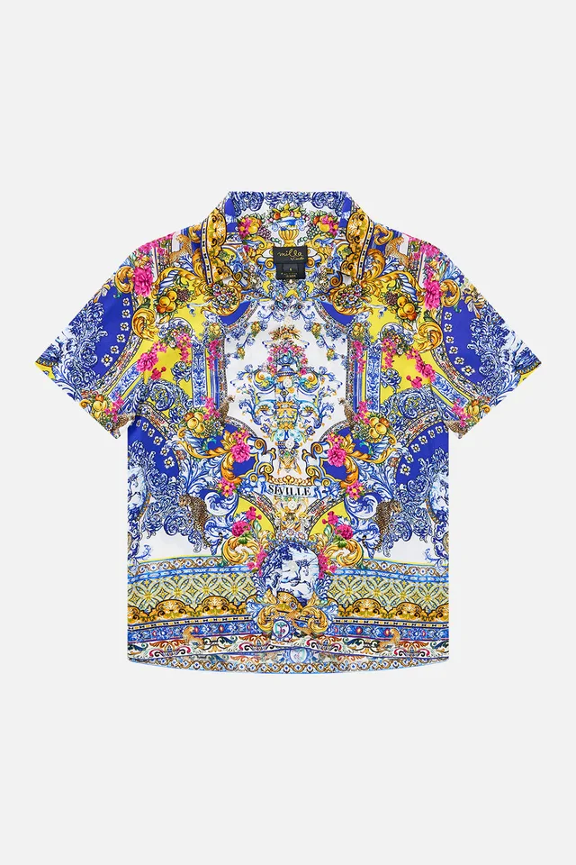 Camilla eBoutique BOYS SHORT SLEEVE CAMP COLLARED SHIRT ESPAÑA NIRVANA from CAMILLA, photo 1 of 1