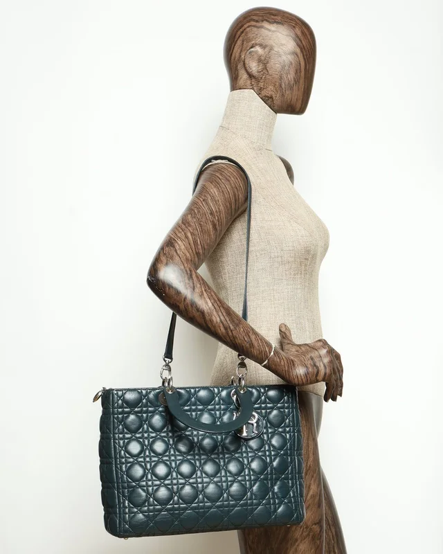 Large Lady Dior Bag in Leather from A Retro Tale, photo 12 of 12