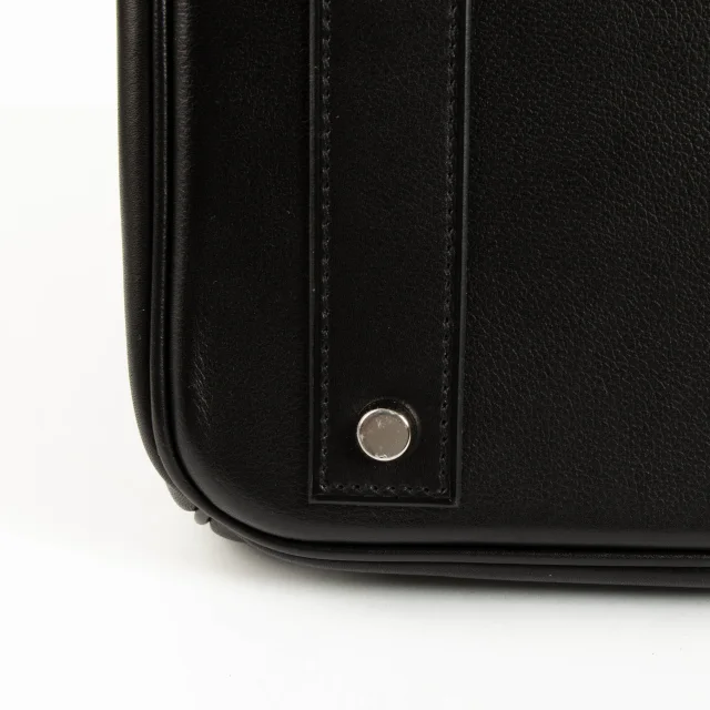Hermès HAC Rock 40 Black Evergrain PHW in Black Leather from Labellov, photo 7 of 16