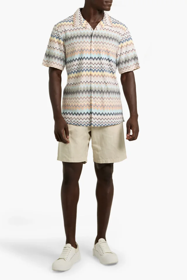 Missoni Crochet-Knit Cotton Shirt, photo 2 of 4 from THE OUTNET