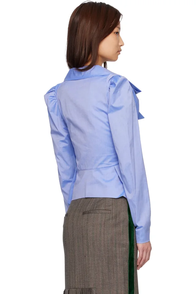 Vivienne Westwood Blue Monday Blouse, photo 3 of 4 from SSENSE