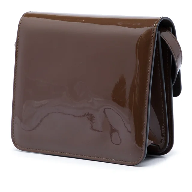 Brown Fendi Patent Karligraphy Crossbody in Brown Patent leather from Designer Revival, photo 2 of 2
