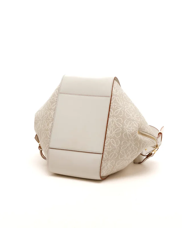 Loewe Small Anagram Hammock Bag in Canvas from A Retro Tale, photo 5 of 10