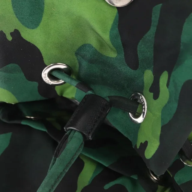 Prada Camouflage Tessuto Green Nylon Bag in Green Nylon from HEWI, photo 15 of 24