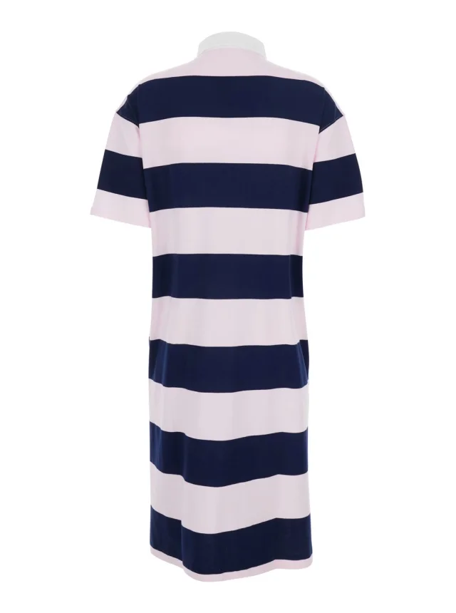 Coperni Multicolor Dress with All-Over Striped Motif and Embroidered Logo on Front in Cotton Woman in Multicolor 100% Organic Cotton, photo 3 of 6 from Gaudenzi Boutique